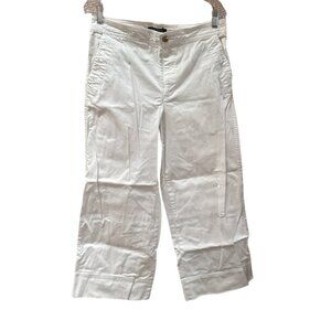 Lauren Ralph Lauren Gold Button Wide Leg Pants - Women's 8